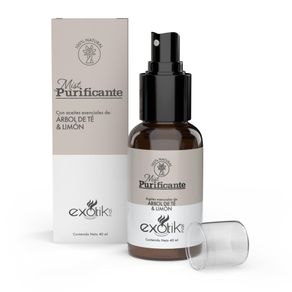 Spray Con Aromaterapia Mist Purificante Esencia Árbol De Té & Limón 40 Ml - Exotic