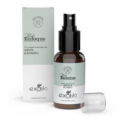 Spray Con Aromaterapia Mist Enfoque Árbol Esencia Menta & Romero 40 Ml - Exotic