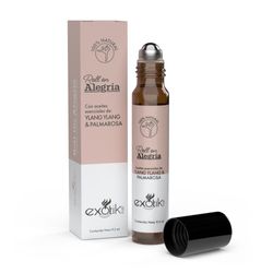 Roll On Con Aceite Natural Aromaterapia Alegría Esencia Ylang & Palmarosa 10 Ml Exotik
