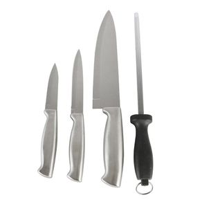 Set De 4 Pzas Cuchillos Y Afilador - Oster