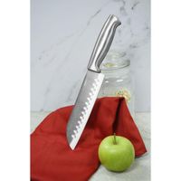 Cuchillo Santoku De Acero Inoxidable - Oster