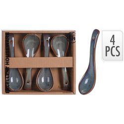 Set De 4 Cucharas De Cerámica