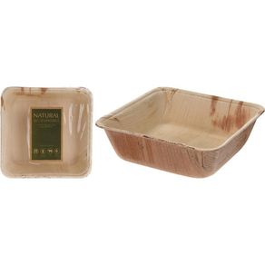 Set De 6 Bowls Cuadrados 16.5 Cm De Fibra de Bambú