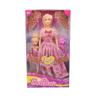 Muñeca Princesa Rosa De 12 Plg Con Hermana Pequeña - Koala Kids