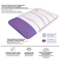 Almohada De Memoria Con Infusión De Lavanda - Viva