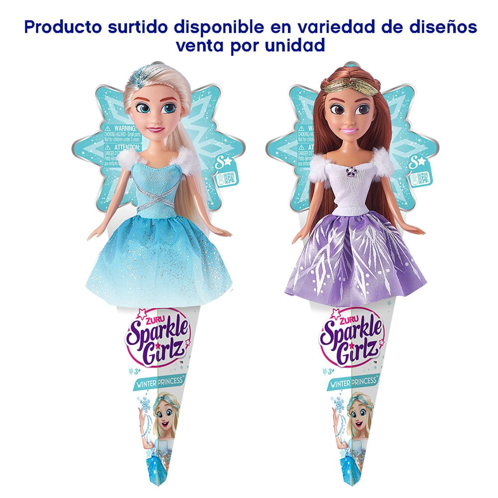 Muñeca Sparkle Girlz Winter Princess Princesa de Invierno 3+ Años Diseños Surtidos Princes…