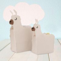 Caja Almacenadora Llama Blanca 2Pk - Nojo
