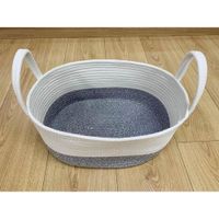 Set De 3 Canastas Con Agarrador Gris - Viva