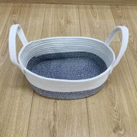 Set De 3 Canastas Con Agarrador Gris - Viva