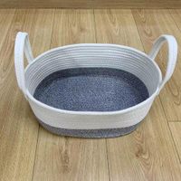 Set De 3 Canastas Con Agarrador Gris - Viva