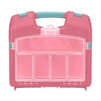 Caja Para Accesorios Rosada De Plástico - Rimax