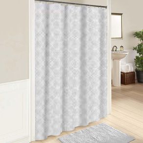 Cortina De Baño Con Ganchos 178X183 Cm