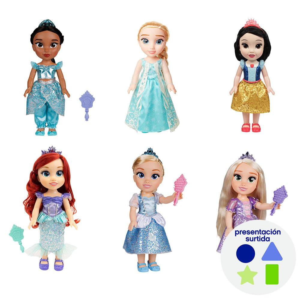 Muñeca Disney Princess Mi Amiga Princesa 3+ Años Diseños Surtidos Muñeca Princesa Toddler…