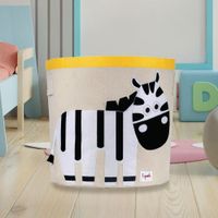 Papelera Cebra Blanco Y Negro - 3 Sprouts
