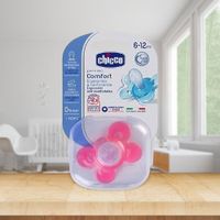 Chupete Physio Comfort Rosa 6-12M - Chicco