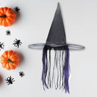 Sombrero Con Peluca - Halloween