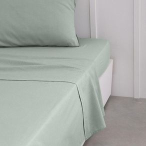Sábana Plana Celadon - Viva Varios Tamaños