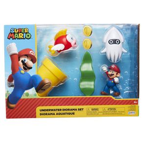 Set De Diorama Aquatique - Super Mario