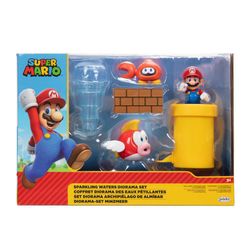 Set Diorama Aguas Agitadas Almíbar De 2 1/2 Plg - Super Mario
