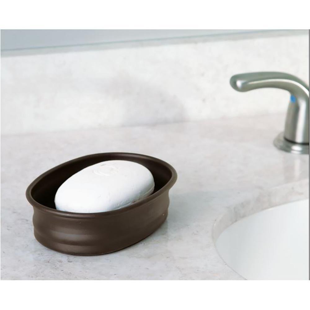 Jabonera de Metal Olivia Color Bronce