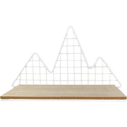 Repisa Decorativa Blanca De 32X11X26 Cm - Concepts