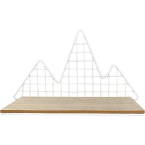 Repisa Decorativa Blanca De 32X11X26 Cm - Concepts