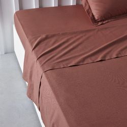 Sábana Plana Terracotta - Viva Varios Tamaños