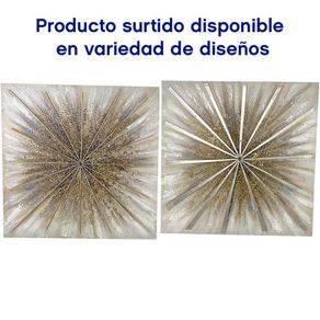 Cuadro De 80X80X3 Cm Diseños Surtidos - Concepts