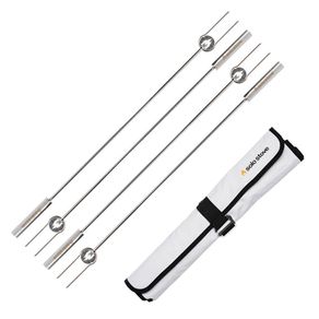 Pinchos Para Fogata 36 Plg 4 pzas Acero Inoxidable - Solo Stove