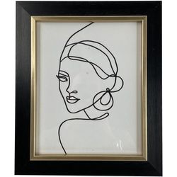 Portaretrato Negro De 27X2X32 Cm - Concepts
