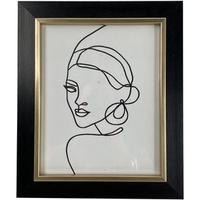 Portaretrato Negro De 27X2X32 Cm - Concepts