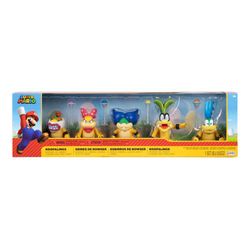 Set De Figuras De Acción Koopalings 5 Unidades - Super Mario