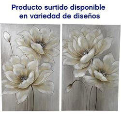 Cuadro Gris De 60X90X3 Cm Diseños Surtidos - Concepts