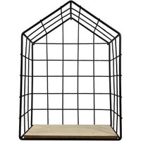 Repisa Decorativa Negra 15X8X26 Cm - Concepts