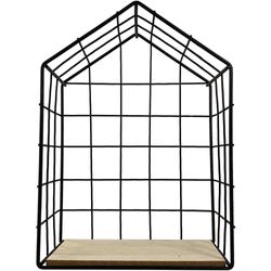 Repisa Decorativa Negra 15X8X26 Cm - Concepts