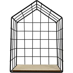 Repisa Decorativa Negra 15X8X26 Cm - Concepts