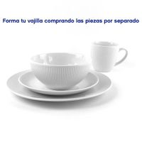Platos Para Ensalada 7.5 Plg 4 Pzas Malmo Con Relieve - Toscana