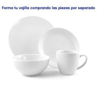 Platos Para Ensalada 7.5 Plg 4 Pzas Malmo Con Relieve - Toscana