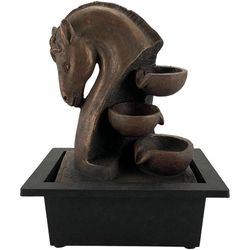 Fuente Con Luz Cobre De 21.3X27 Cm - Concepts