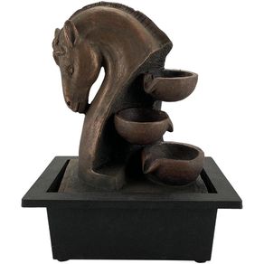 Fuente Con Luz Cobre De 21.3X27 Cm - Concepts