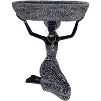 Figura Decorativa Africana De 20.2X12.5X22.5 Cm - Concepts