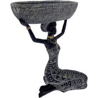 Figura Decorativa Africana De 20.2X12.5X22.5 Cm - Concepts