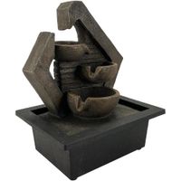Fuente Con Luz Dorado Marrón 21.3X27 Cm - Concepts