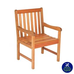 Silla De Madera Trento 58x58x89 Cm - Zmobili