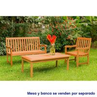 Silla De Madera Trento 58x58x89 Cm - Zmobili