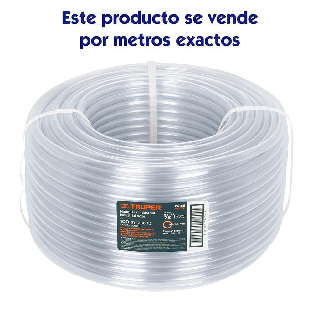 Manguera Industrial de 1/2 Plg x 1 M