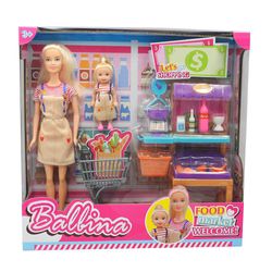 Muñeca Con Supermercado - Koala Kids