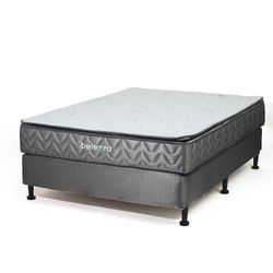 Set De Cama Colchón + Base Static - Belezza Varios Tamaños