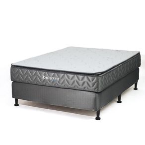 Set De Cama Colchón + Base Static - Belezza Varios Tamaños
