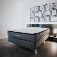 Set De Cama Colchón + Base Static - Belezza Varios Tamaños